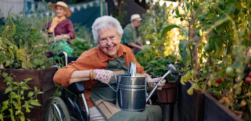 Gartenarbeit, Wohlfühloase, Ort der Kraft, therapeutische Zwecke