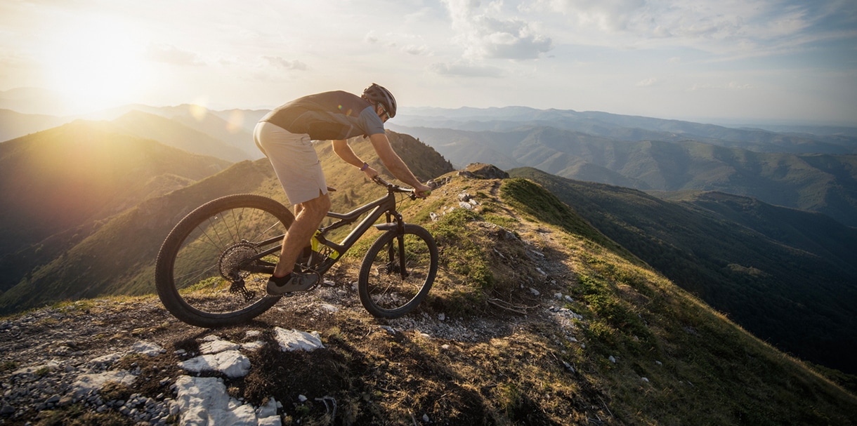 Mountainbike Gelände Sattel einstellen