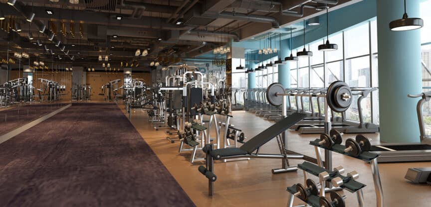 Fitnesscenter Krafttaining Ausdauer Muskulatur