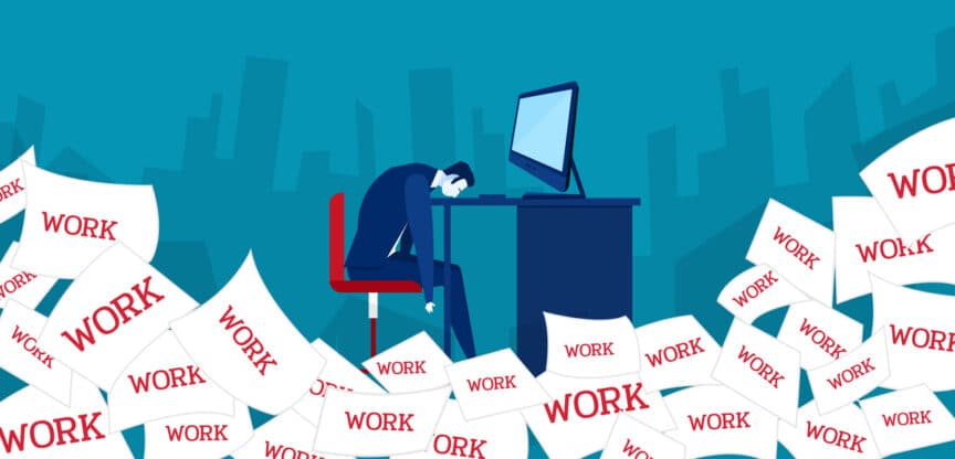Arbeitssucht Job Stress