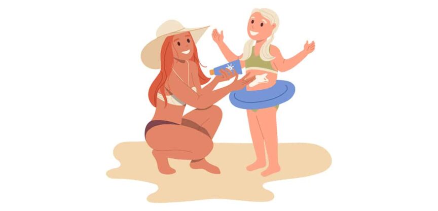 Kinder, Sonnenbrand, Insektenstich