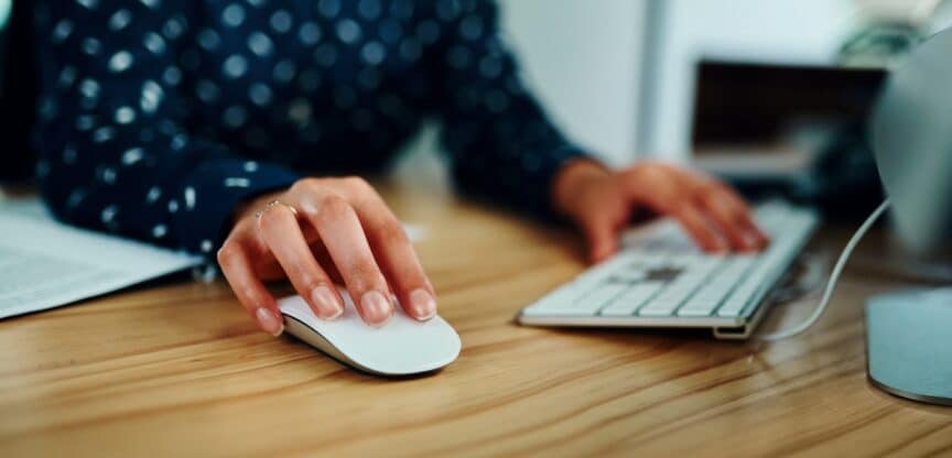 Computer Beschwerden Mausarm