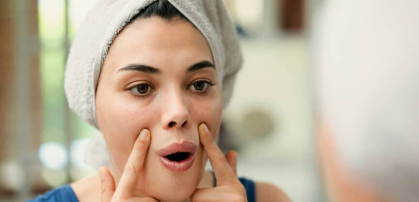 Gesichtsmuskelntraining Anti-Aging Körperhaltung