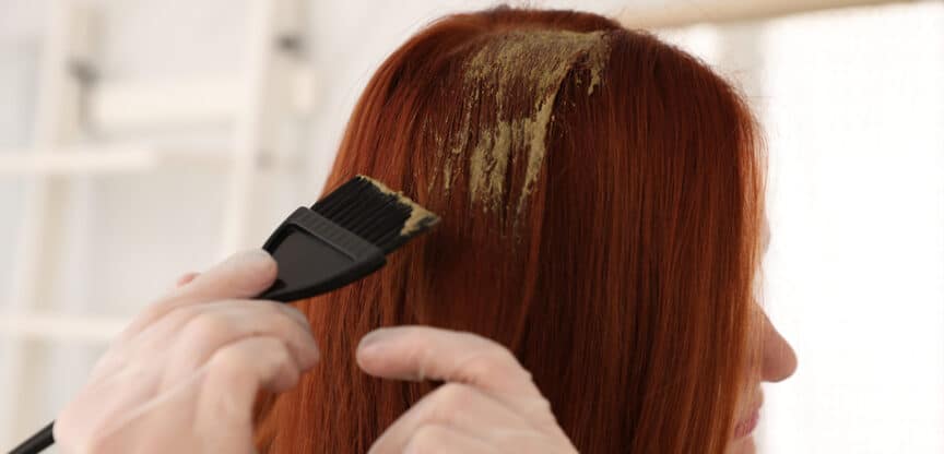 Haarfärbemittel Pflanzenfarben Henna