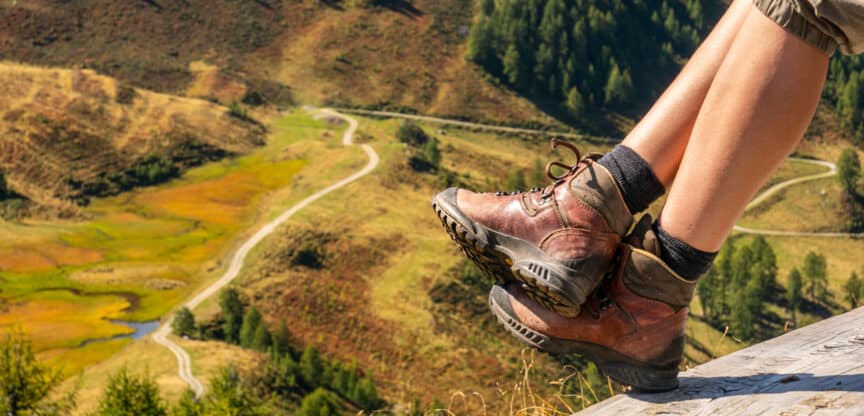 Schuhwahl Freizeit Wandern richtige Größe Blasen