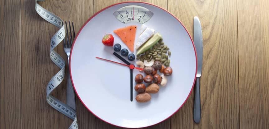 Fastenphasen Fettverbrennung 2 Mahlzeiten pro Tag