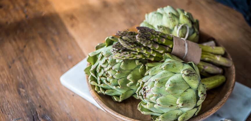 Darmgesundheit, Ballaststoff Inulin, Artischocken, Knoblauch, Spargel, Schwarzwurzeln, Zwiebeln