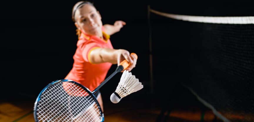Beweglichkeit, Reaktionsvermögen, Schnelligkeit, Koordination, Konzentration, Sport, Badminton