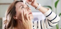 trockene Augen kratzen Augentropfen