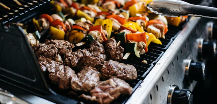 Grillgut Fleisch Schwarze Kruste