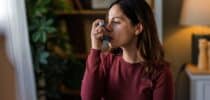 Pollenallergie Asthma Inhalator