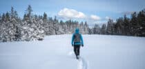 Wandern im Schnee Kälte Immunsystem