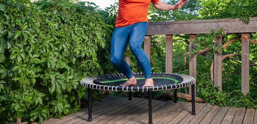 Rebounding Schwerkraft Schwerelosigkeit Gesundheit