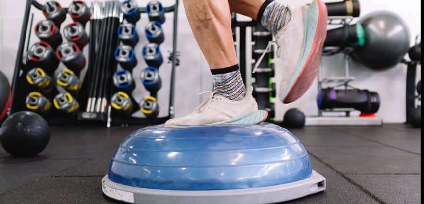 Koordinationstraining Wackelbrett Heilungsprozess