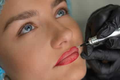 Permanent Make-up Tatoo geschminkt