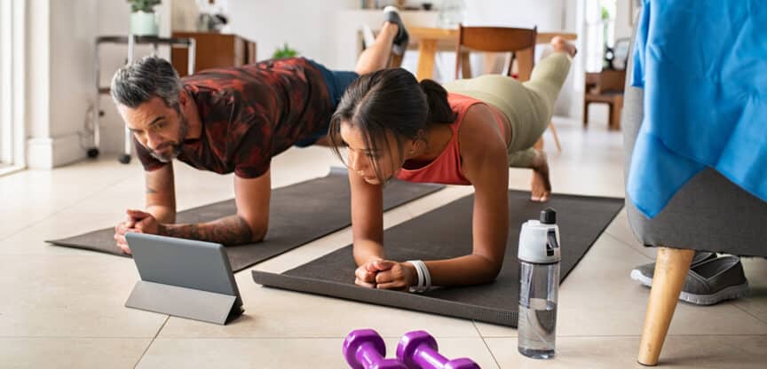 Krafttraining Heimtraining Muskelmasse