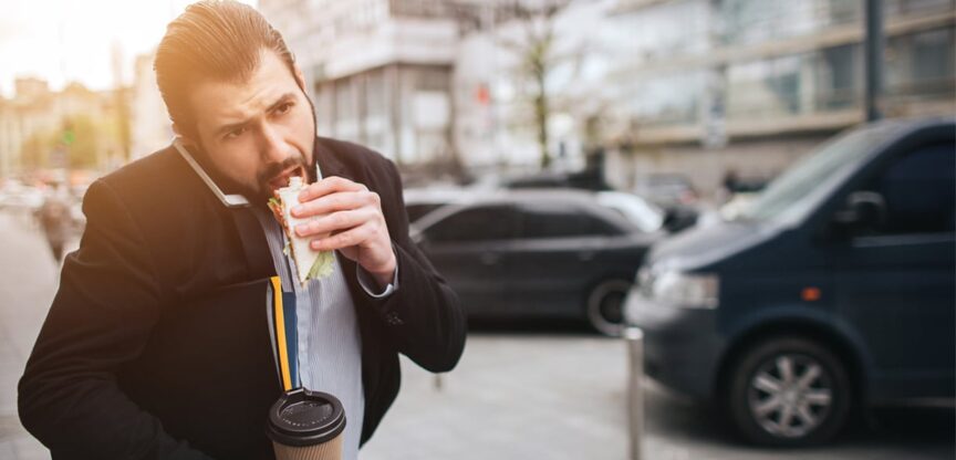 Ernährung, Verdauung, Stress, Junk-Food, Nervenfutter
