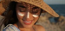 Haut Sommer UV Schutz Sonnenbrand