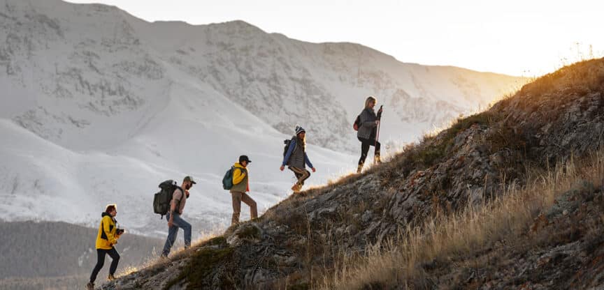 Wandern Bergluft Immunsystem Wohlbefinden