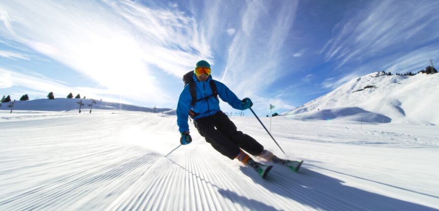 Sport, Skifahren, Herz-Kreislauf-System, Muskeln, Knochen, Stimmung, Reaktion