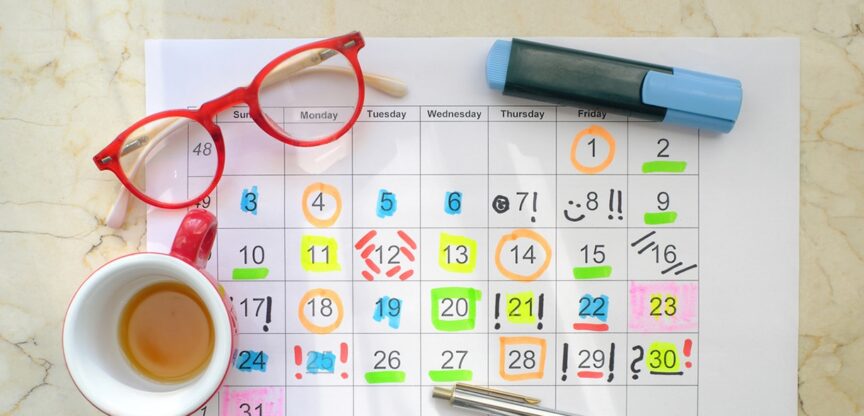 Kalender, Planung, Geschenkeplanung, Zeitmanagement